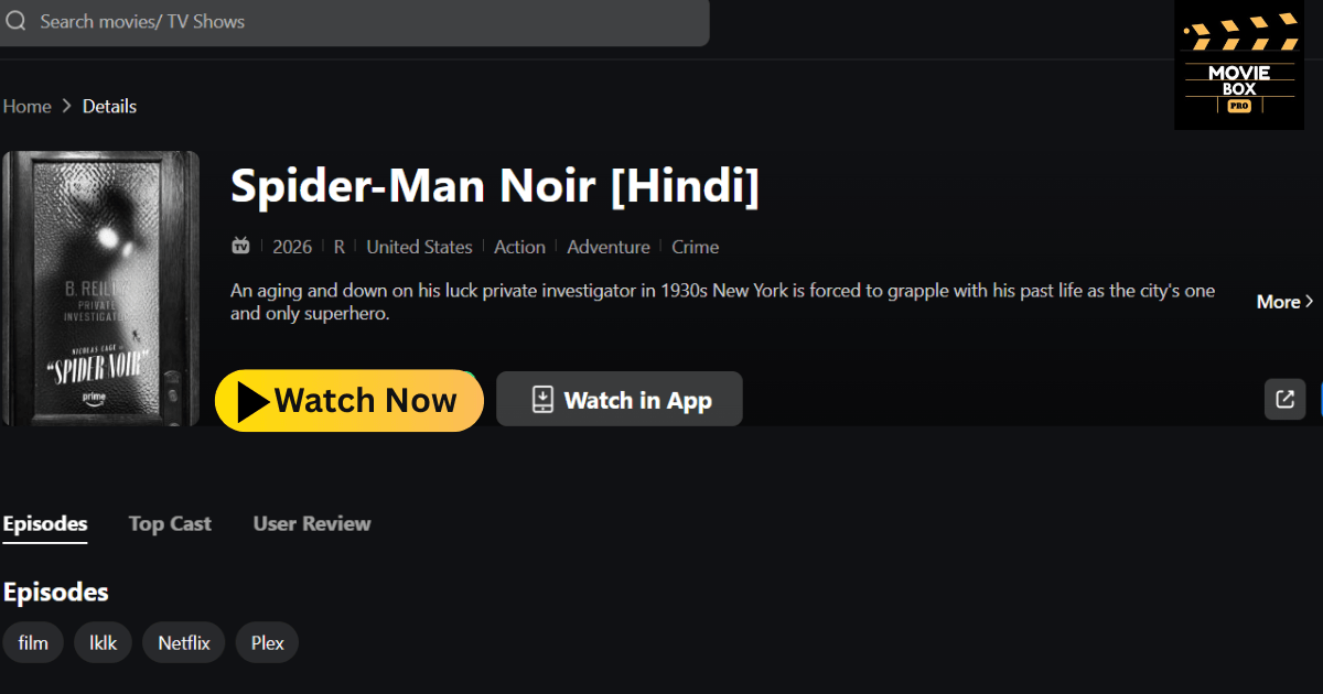 Moviebox Pro: Featured